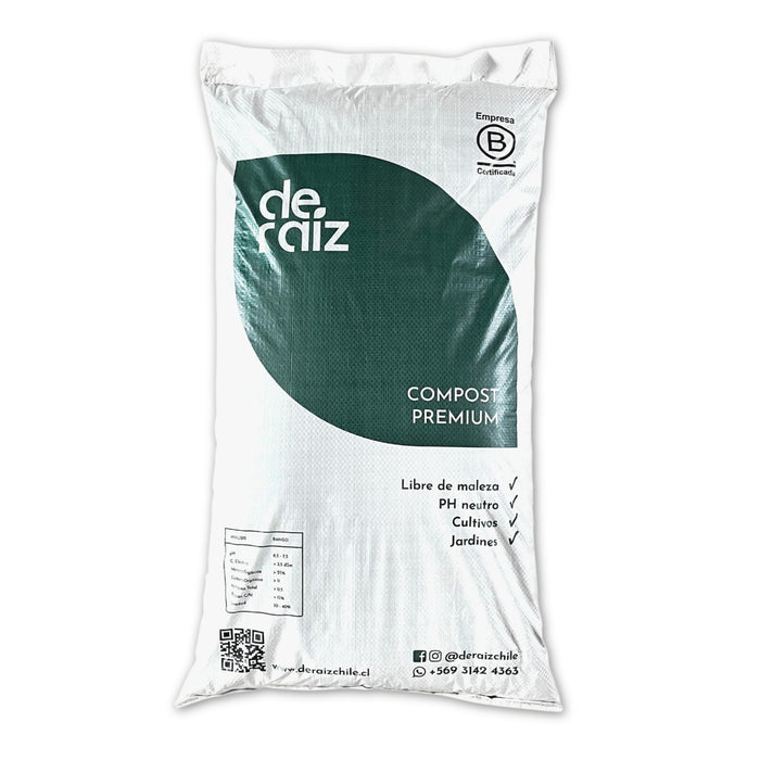 Tierra Compost Premium 50 Lt - De Raíz