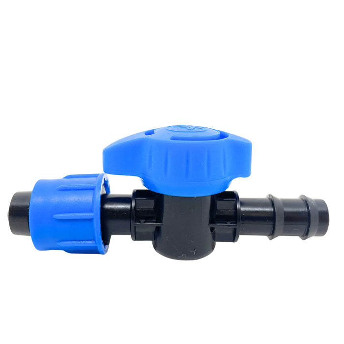 Mini Válvula de Riego para CañerÃa PE 16 mm a Cinta 17 mm