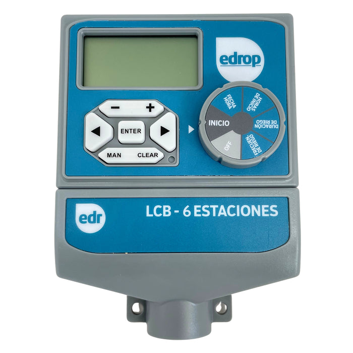 Programador de Riego 6 Zonas LCB Interior - eDrop