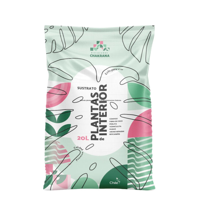 Sustrato Plantas de Interior 20 Lt - Bioinsumos Chakrana