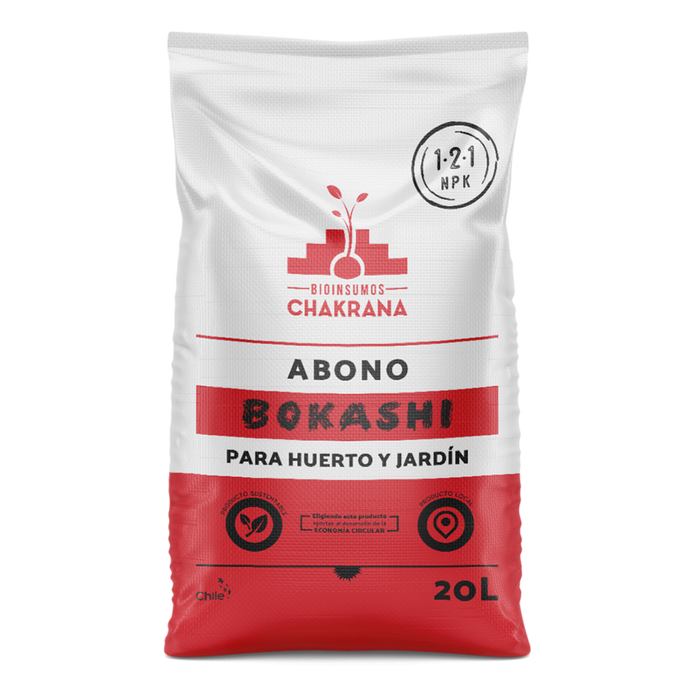Abono Bokashi Plantas 20 Lt - Bioinsumos Chakrana