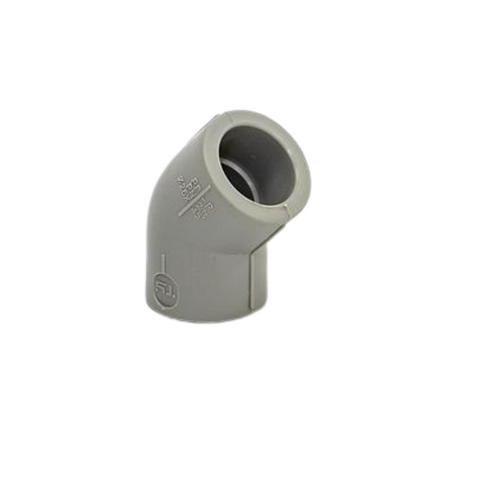 Codo 45° PPR Gris 40 MM