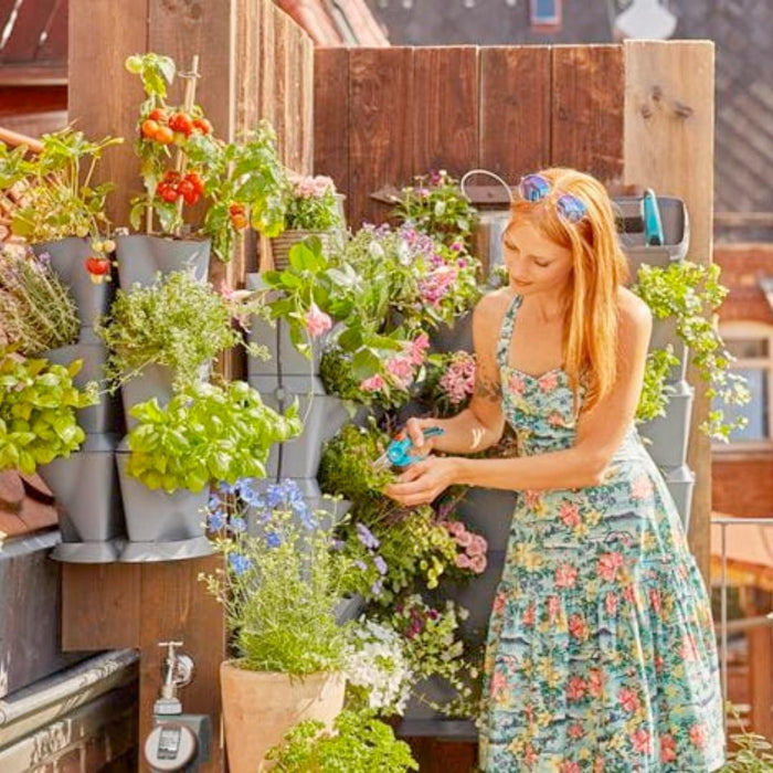 Set de Maceteros Cultivo Vertical de 3 pisos - Gardena