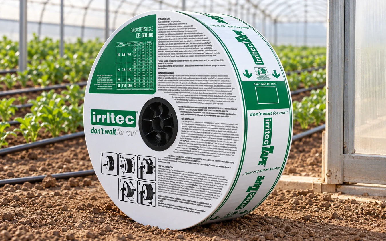 Cintas de Riego: Cinta de goteo laberinto continuo Emisores cada 20cm