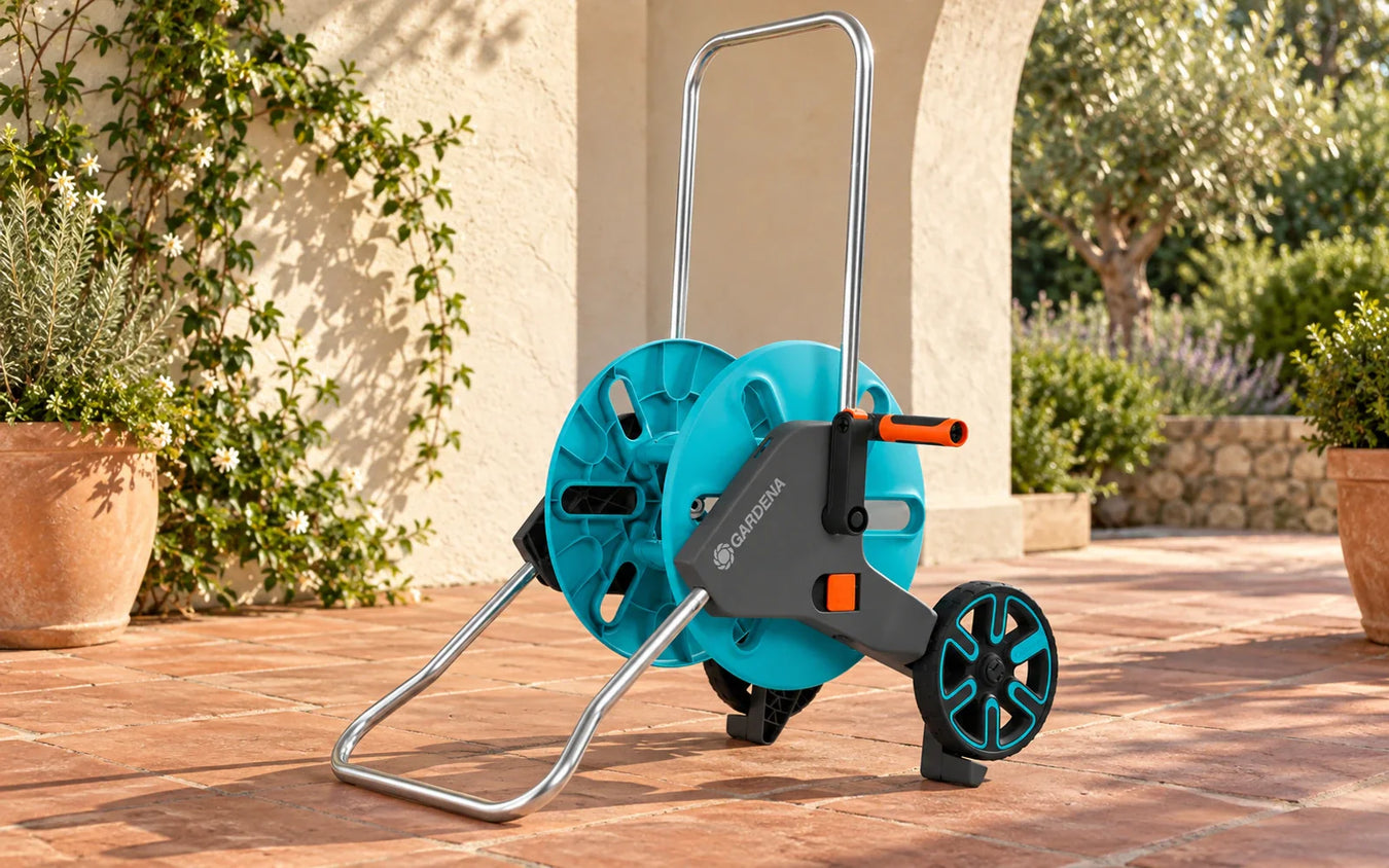 Portamangueras y soportes: Carro Portamanguera 60 metros Cleverroll M - Gardena
