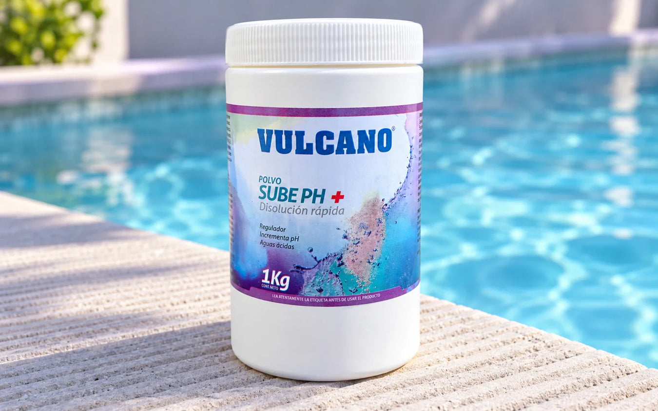 Reguladores de PH: Sube PH Piscina en Polvo 1 Kilo - Vulcano