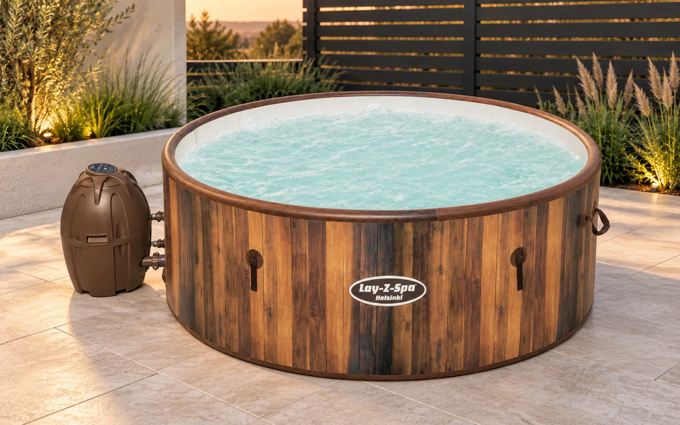 Spa's Jacuzzi Bestway: Spa Inflable Helsinki AirJet Lay-z Bestway 5-7 Personas