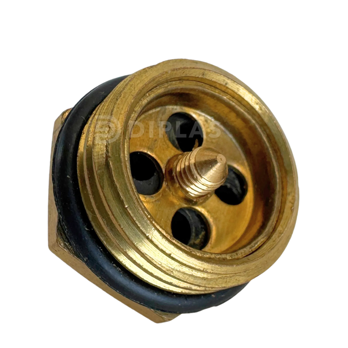 Boquilla Metálica Aspersor 360° 1/2" HE Regulable - Durobrass