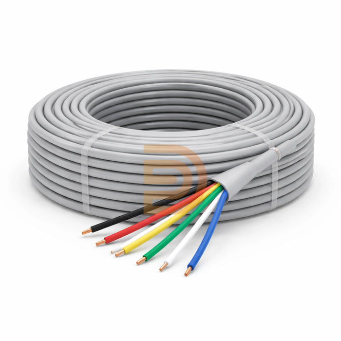 Cable Riego PIN 6 Conductores - 23 AWG - Programador Solenoides