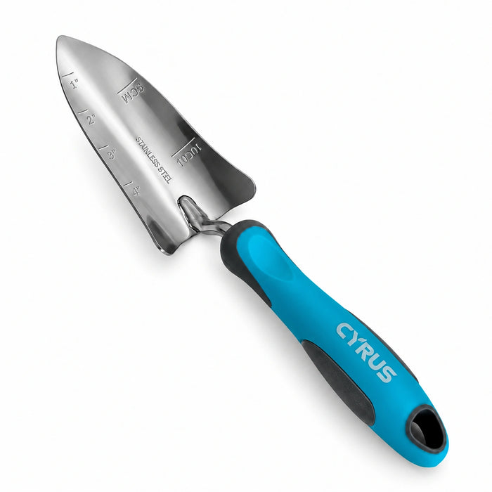 Pala de mano Angosta Inox - Cyrus Company, vista principal sobre fondo blanco.