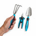 Kit de jardinería Inoxi de 3 herramientas Cyrus — vista de componentes
