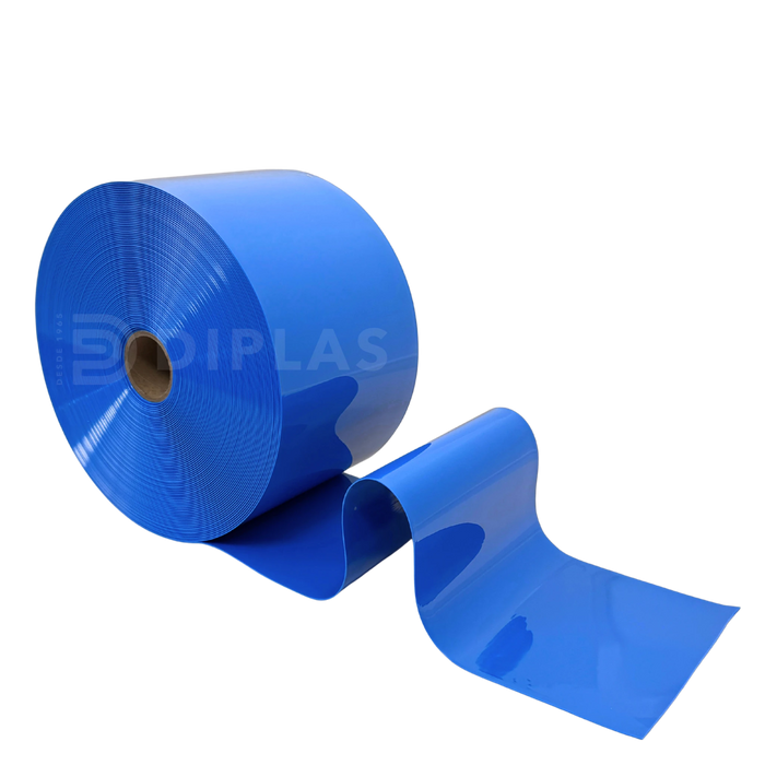 Lama Cortina PVC Azul Opaco 200x2mm