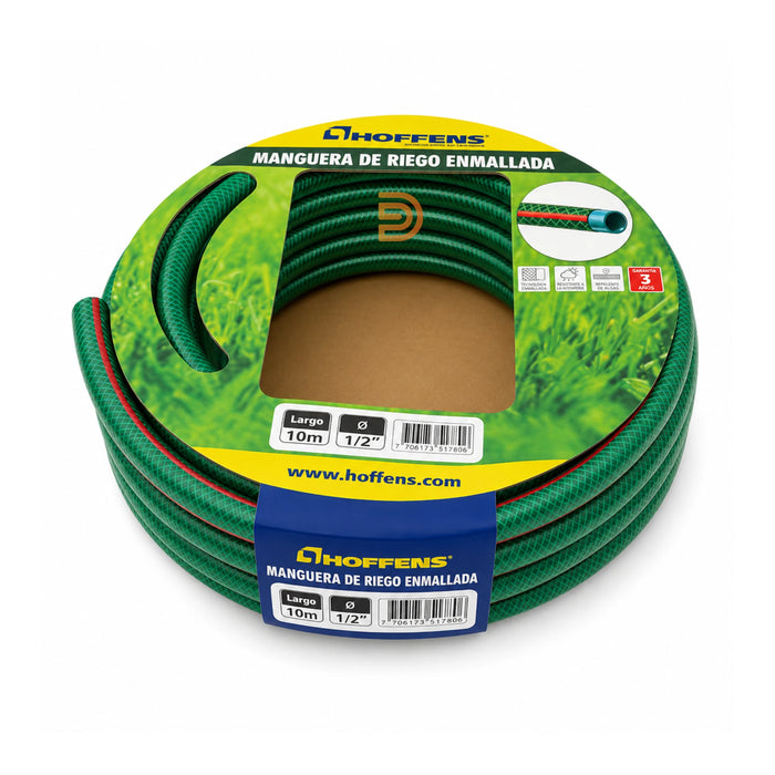 Manguera de Jardín Mallaflex Reforzada  1/2" 10 mts - Hoffens