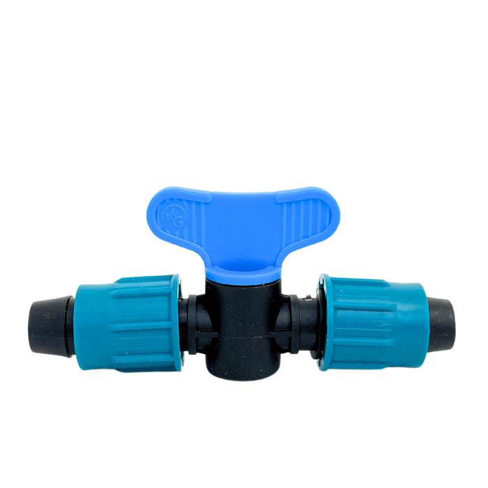 Mini Válvula Cañería 16 mm (1/2") Compresión Plansa Polietileno