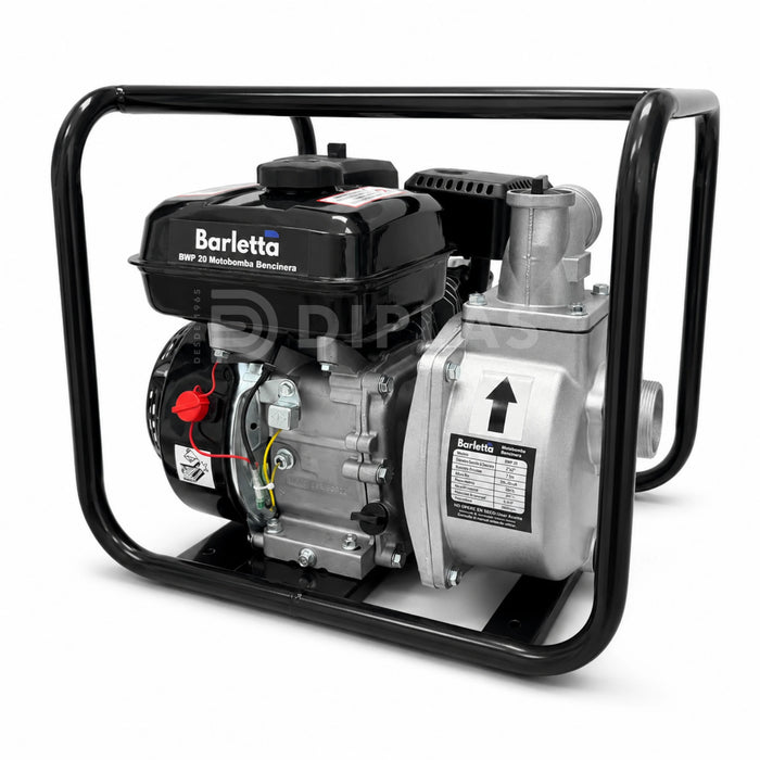 Motobomba Agua Drenaje Combustión 5.5 HP 2X2" BWP20 - BARLETTA