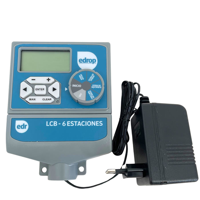 Programador de Riego 6 Zonas LCB Interior - eDrop