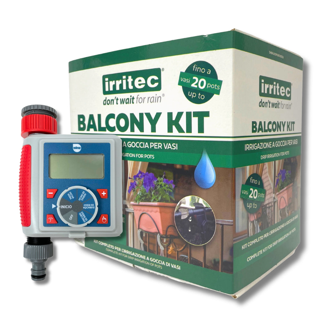 Pack Riego Balcón: Kit Balcony + Programador Edrop