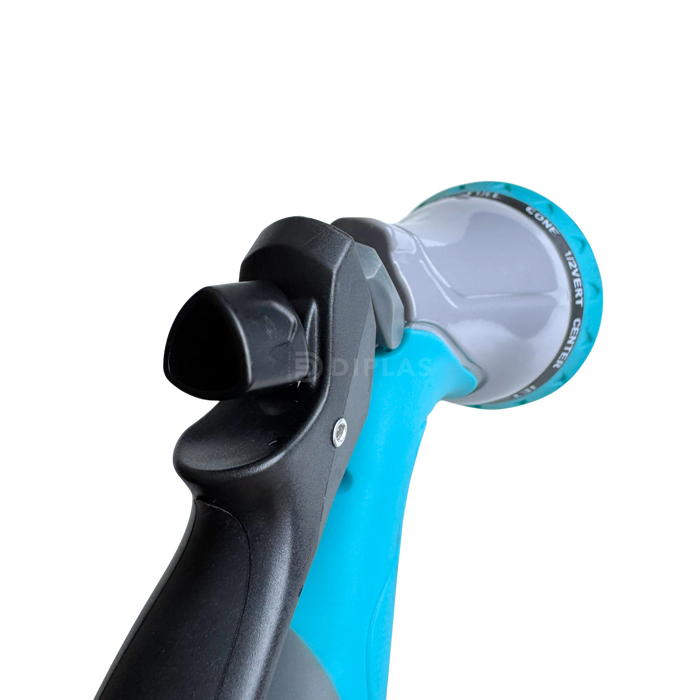 Pistola de Riego Trigger MAX – 10 Patrones - Cuerpo Metálico y Conector de Latón