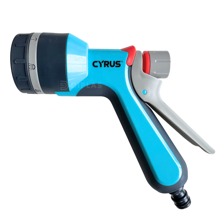 Pistola de Riego Trigger MED – 7 Patrones - Cuerpo ABS y Mango Ergonómico