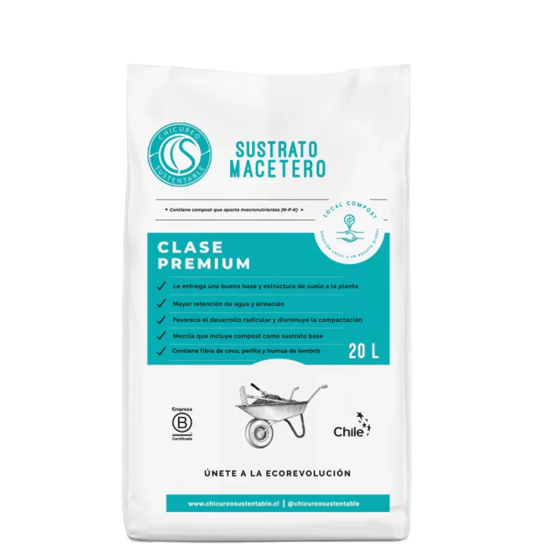 Sustrato Maceteros 20 Lt - Chicureo Sustentable