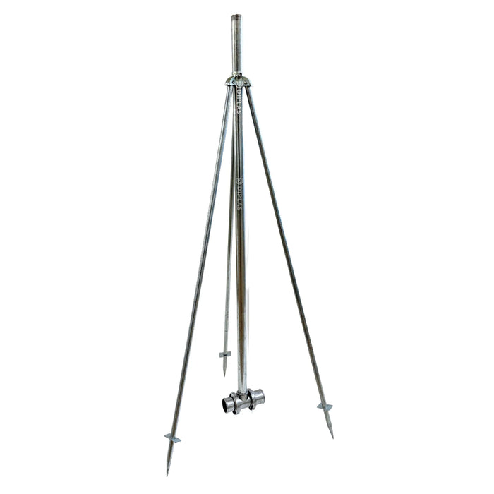 Tripode 1" Aspersor Riego Agricola  Acero Inox Regulable