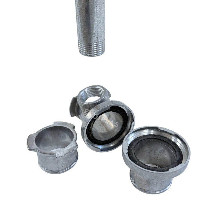 Tripode 1" Aspersor Riego Agricola  Acero Inox Regulable