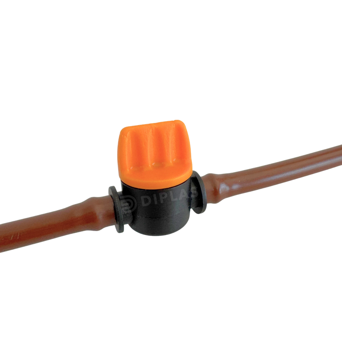 Micro válvula de paso para Microtubo 4 mm