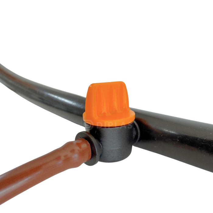 Micro válvula de paso para Microtubo 4 mm