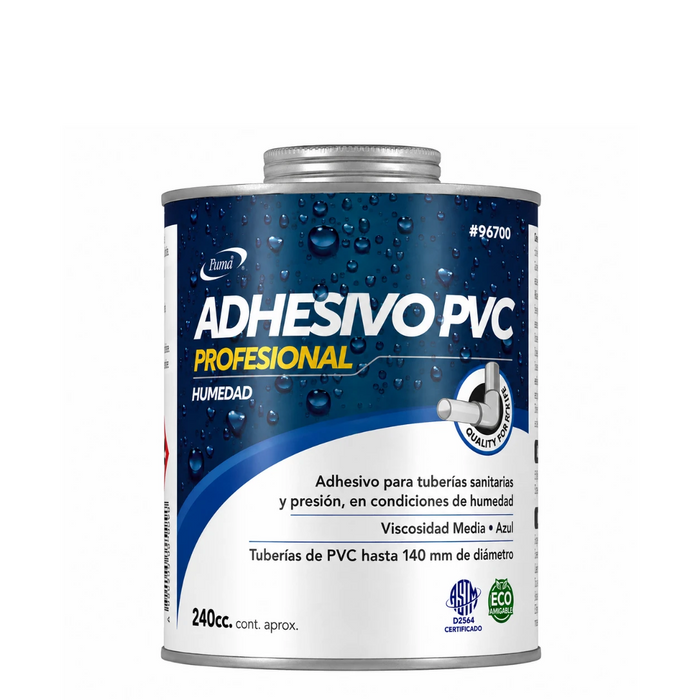 Adhesivo Pegamento PVC Humedad 240 cc - Patel