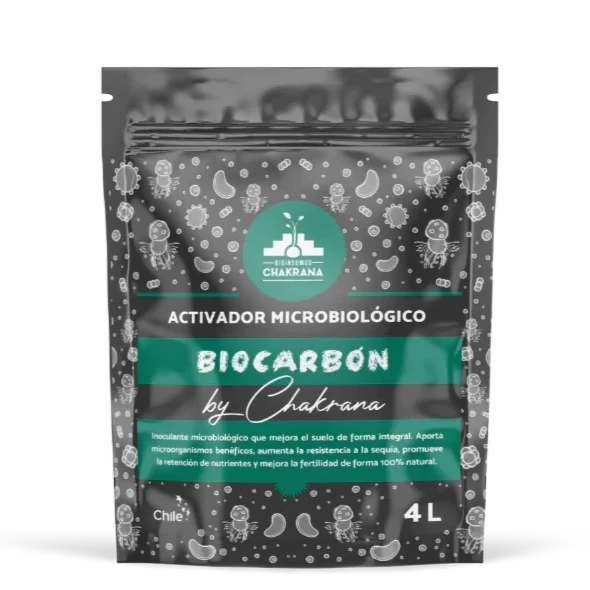 Biocarbón 4 Lt - Bioinsumos Chakrana