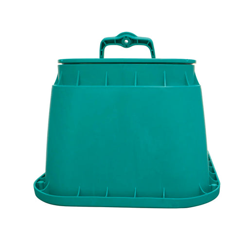Caja guarda válvulas certificada Rain EZ-Open 111, vista lateral
