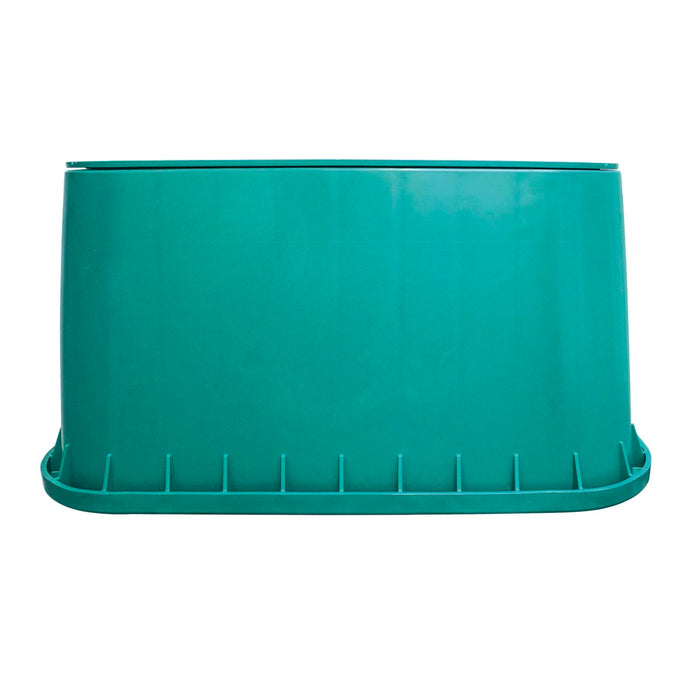 Caja guarda válvulas certificada rectangular Rain EZ-Open 115, vista frontal