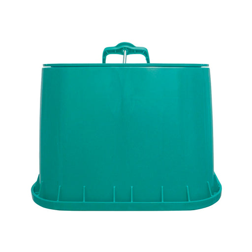 Caja guarda válvulas certificada Rain EZ-Open 115, vista lateral