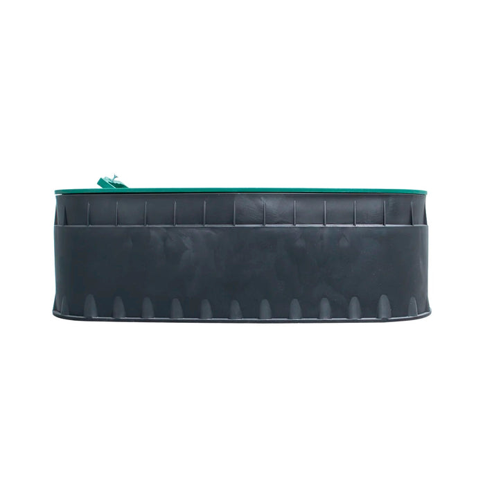 Caja guarda válvulas rectangular compacta Rain EZ-Open Nano 115, vista frontal