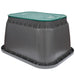 Caja guarda válvulas rectangular Rain EZ-Open PZRM 111, vista frontal