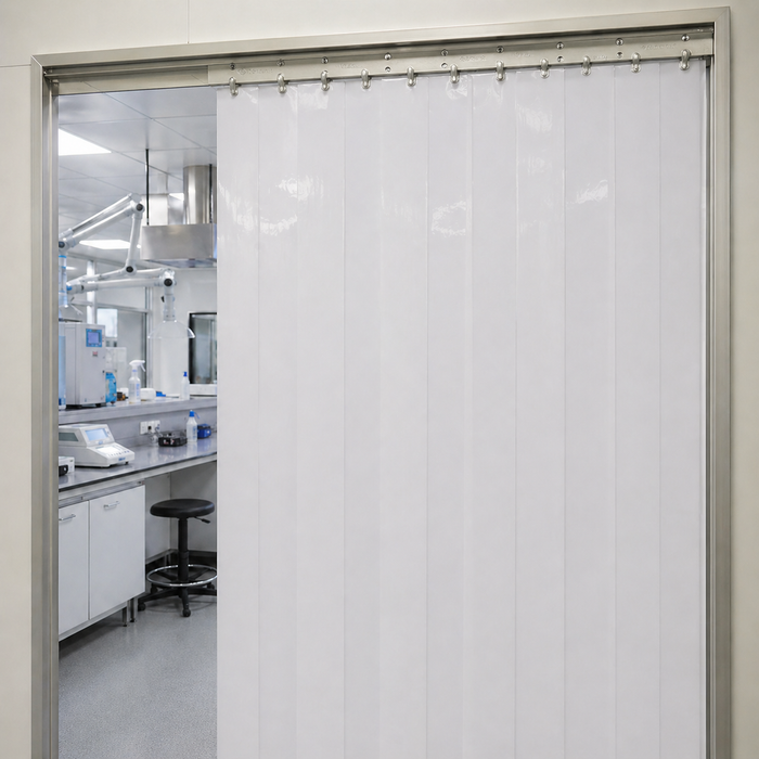 Lama Cortina PVC Blanco Opaco 200x2mm