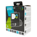Programador de riego autónomo Rain Connect DC de 4 estaciones, segunda vista lateral