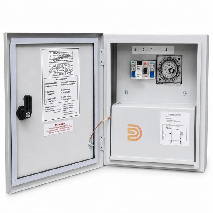 Tablero Eléctrico para Piscina Vulcano 300 W