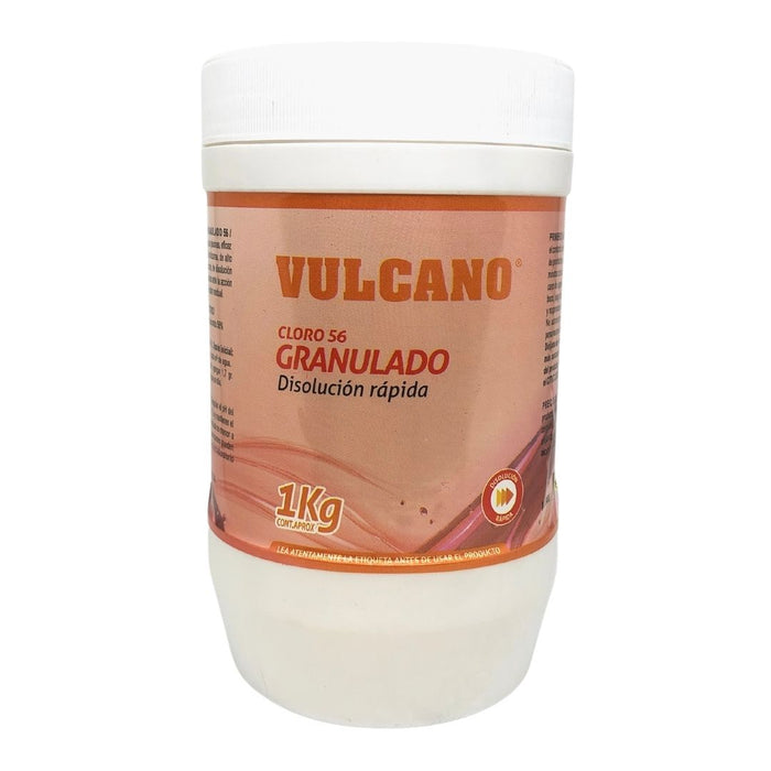 Cloro Granulado 56% disolución rapida 1 kilo - Vulcano