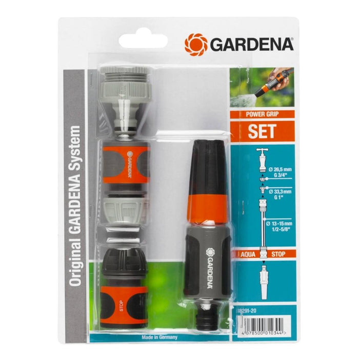 Kit de Conectores y Pitón Riego para Manguera - Gardena