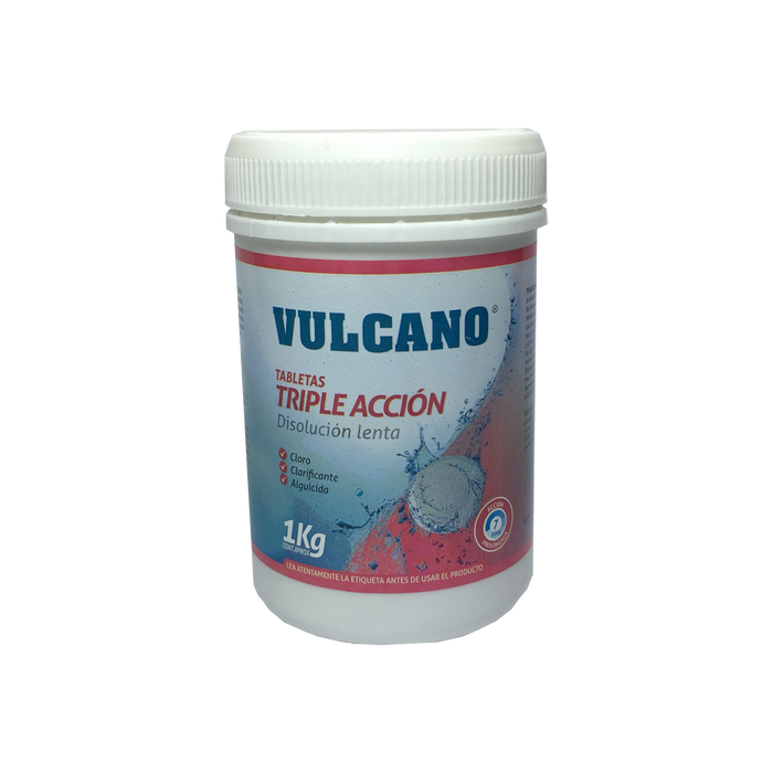 Cloro Triple Acción 1 Kilo - Vulcano